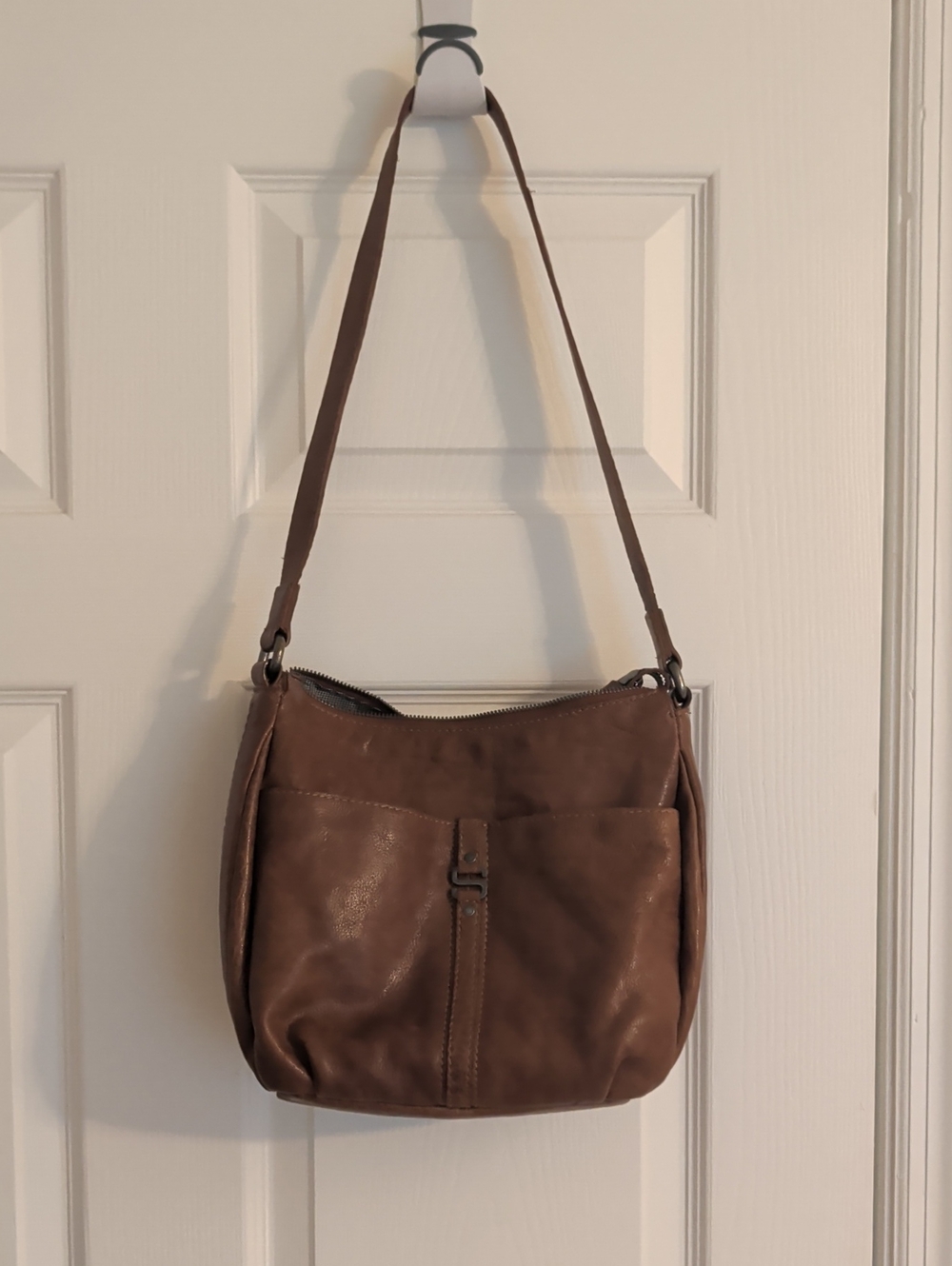 Spikes And Sparrow Brown Leather Shoulder Bag - Everyday Carry